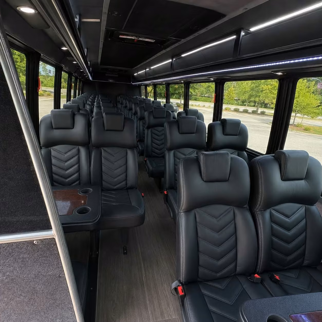 25 passenger minibus inside