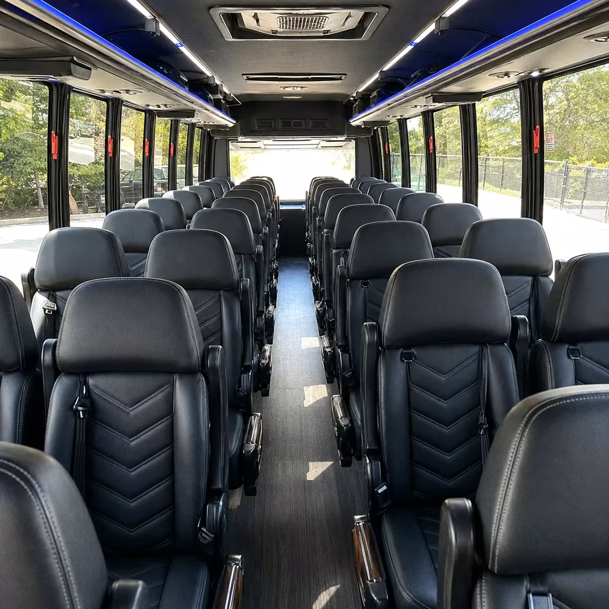 30 passenger minibus inside