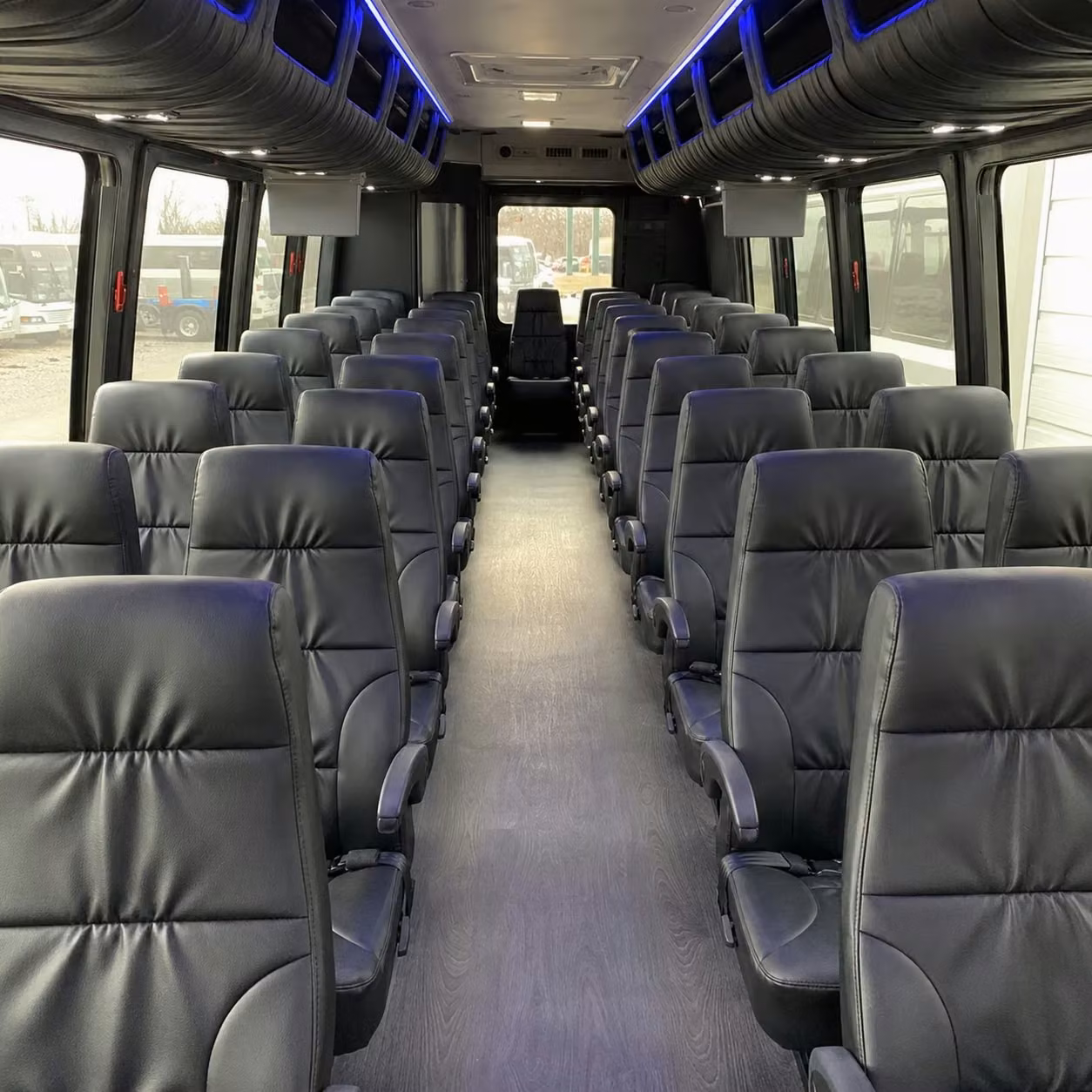 35 passenger minibus inside