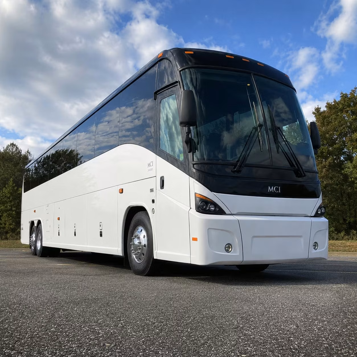 56 passenger charter bus
