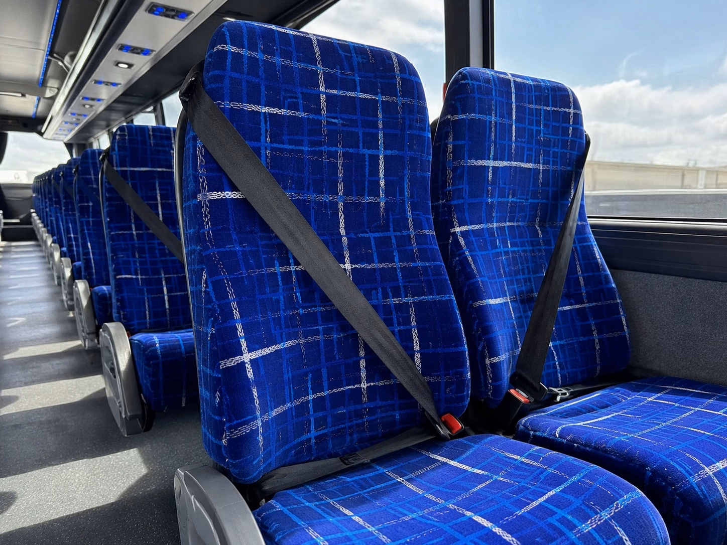allentown charter bus interior