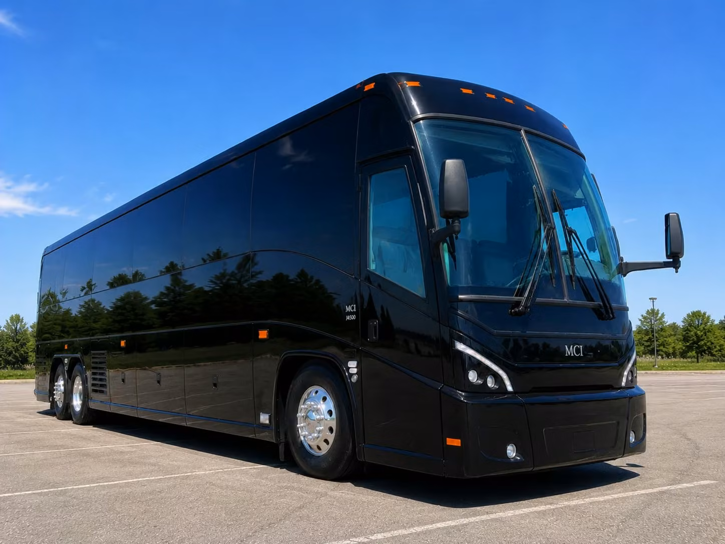 allentown charter bus rental exterior