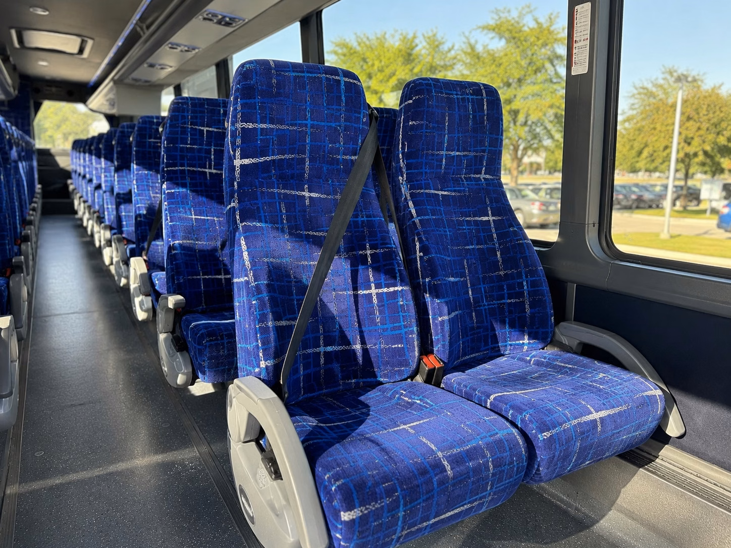 allentown charter bus rental inside